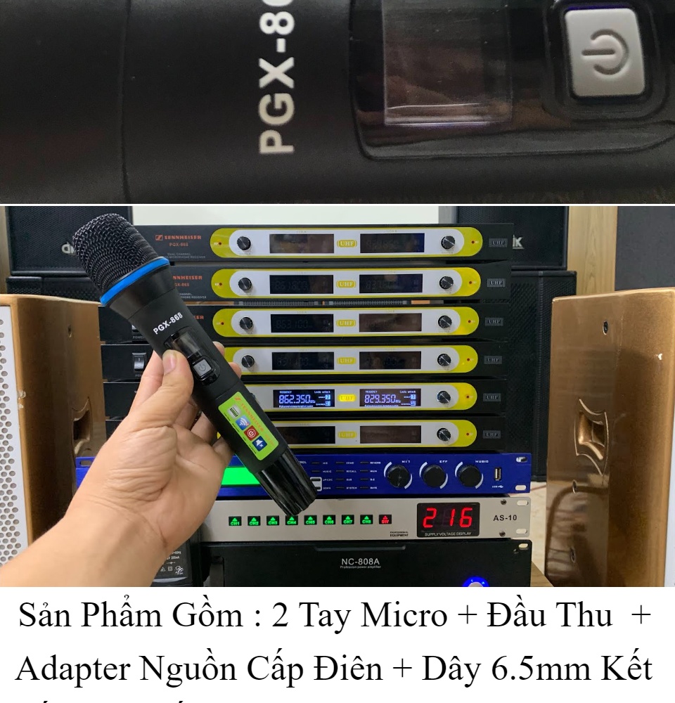 Giới Thiệu MICRO CAO CẤP Micro Không Dây THẾ HỆ MỚI MICRO KARAOKE SENNHEISER PGX-868