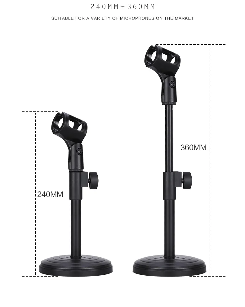 Chân kẹp Micro Mini Để Bàn gấp gọn,Giá Đỡ Mic Điều Chỉnh Kẹp Cho Bàn Hát Karaoke- Chất Liệu Cao Cấp- Vững Chắc- Sơn Tích Điện Chống Rỉ- Dễ Dàng Di Chuyển- Độ Bền Cao Khi Sử Dụng