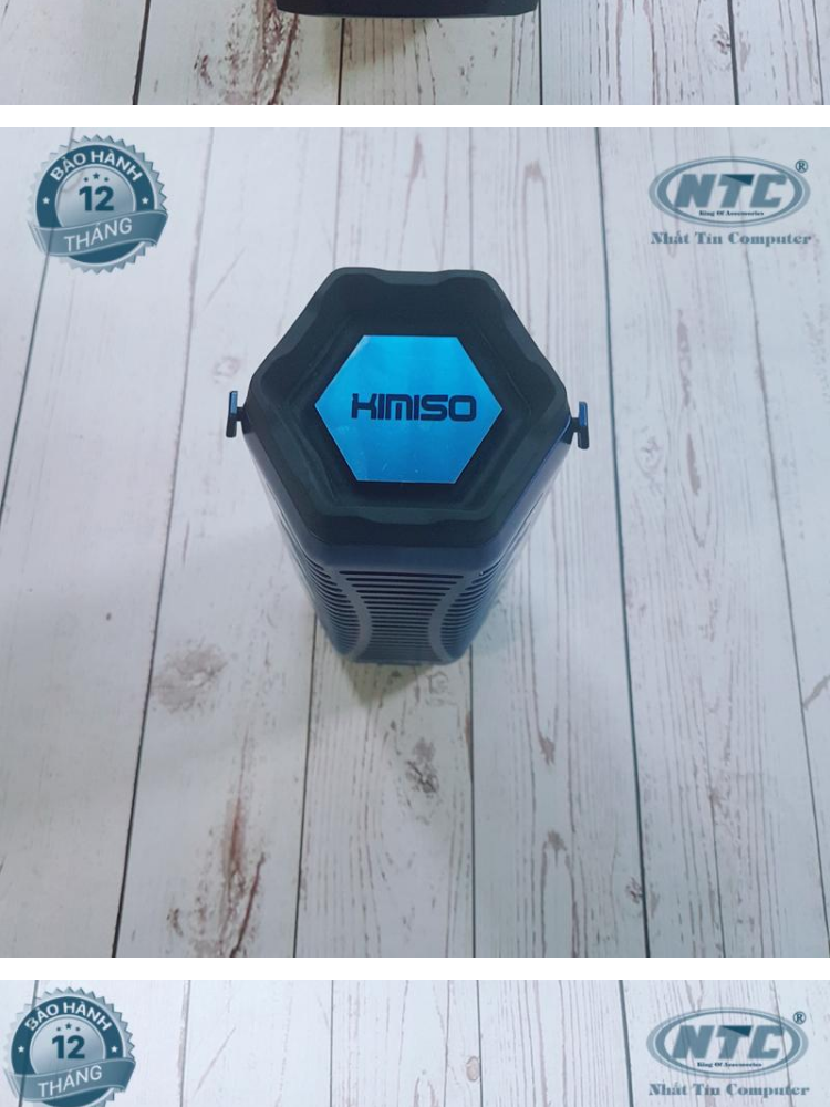 Loa bluetooth KIMISO KMS-E90 hỗ trợ USB/Thẻ nhớ/ FM/ AUX  - Nhất Tín Computer