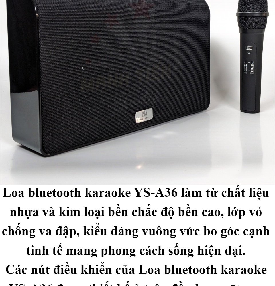 Loa Bluetooth Xách Tay Kimiso YS-A36 Mẫu Mới Nhất 2021 Giá Cực Rẻ Tặng Micro