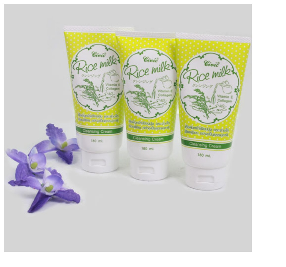 Sữa Rửa Mặt Từ Gạo Civic Rice Milk Cleansing Cream Thái Lan Tẩy tế bào chết
