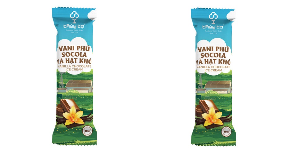 Kem que vani phủ socola và hạt khô kem lạnh kem mát mùa hè kem dành cho bạn trẻ kem ngon kem Thủy Tạ kem bờ hồ kem bổ xung dinh dưỡng kem giải nhiệt mùa hè