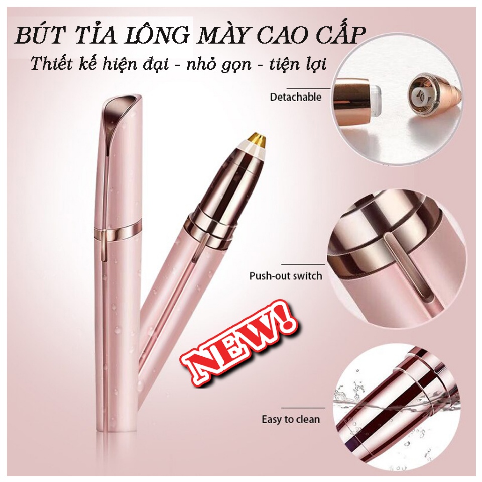 Máy Tỉa Chân Mày, Bút Tỉa Lông Mày, Cách Sử Dụng Máy Tỉa Lông Mày Flawlbss. Thiết Kế Nhỏ Gọn - Sang Trọng - Dễ Sử Dụng - An Toàn - Không Gây Đau Rát. BH Toàn Quốc - MUA NGAY!!!