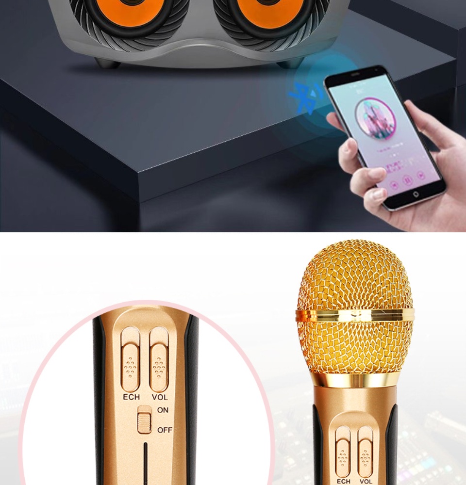 Loa Karaoke Bluetooth SDRD SD 306 Plus Siêu Rẻ Loa Mắt Cú Nâng Cấp Tặng