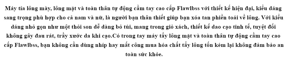 Máy Tỉa Chân Mày, Bút Tỉa Lông Mày, Cách Sử Dụng Máy Tỉa Lông Mày Flawlbss. Thiết Kế Nhỏ Gọn - Sang Trọng - Dễ Sử Dụng - An Toàn - Không Gây Đau Rát. BH Toàn Quốc - MUA NGAY!!!