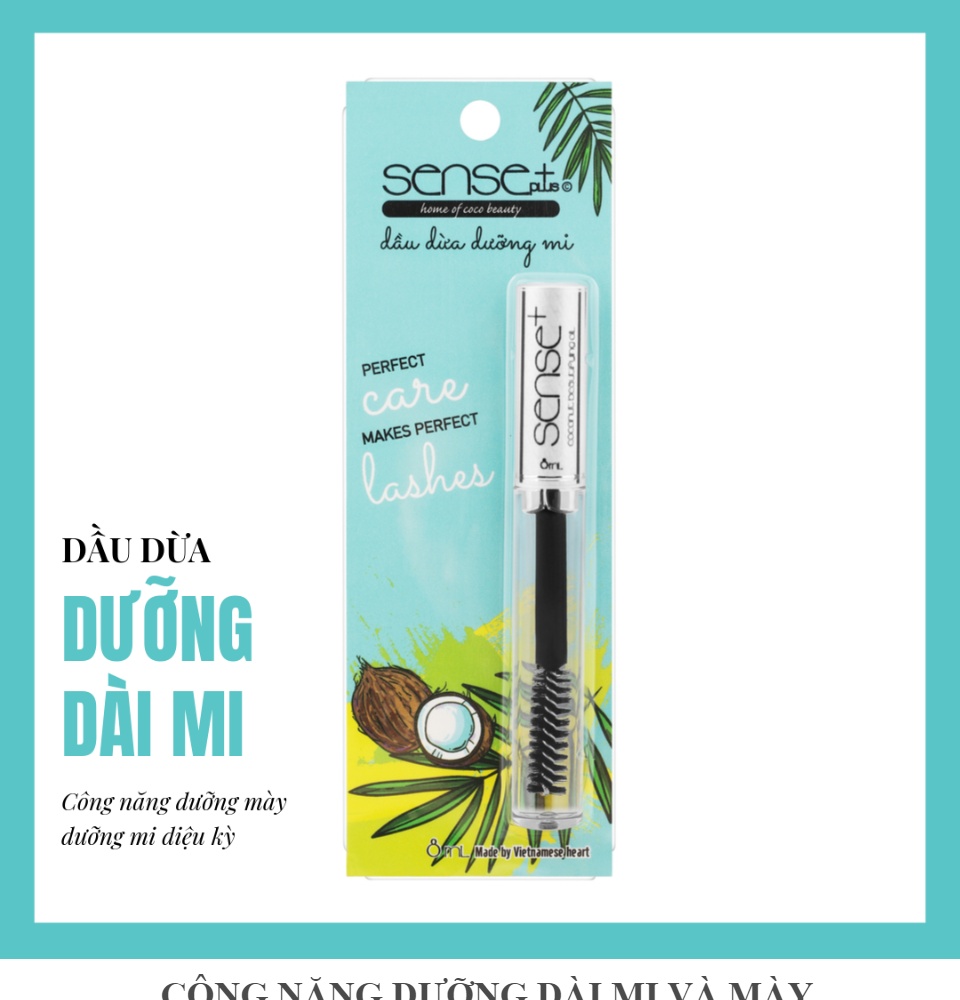 Dầu Dừa Dưỡng Mi Sense Plus