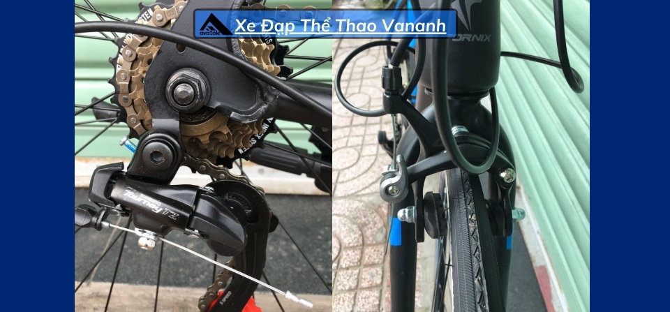 Xe đạp đua Fornix F8 Khung Sườn hợp kim thép cao cấp tay đề SHIMANO