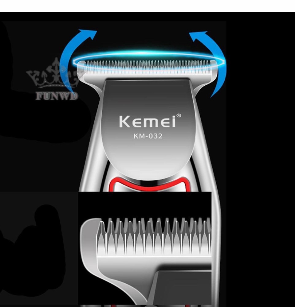 Tông đơ cắt tóc gia đình chuyên nghiệp Kemei 032 tăng đơ cắt tóc cho