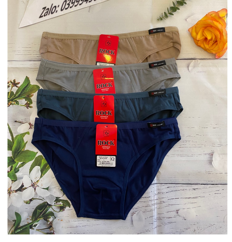 Quần lót nam rock QA1026 lưng bản nhỏ, chất cotton có giãn 4 chiều thoáng mát 8