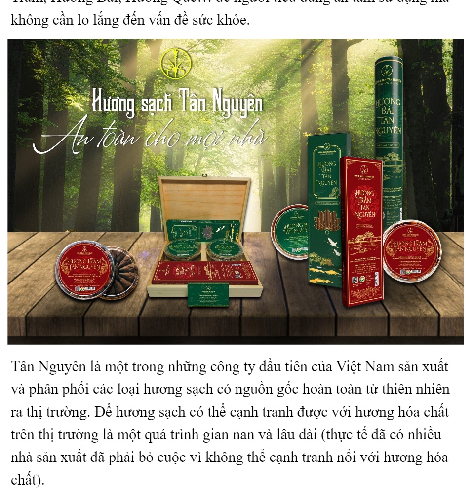 Nhang trầm hương Tân Nguyên, hương trầm sạch, nhang trầm cao cấp ngắn 23cm phù hợp nhà chung cư, trần thấp, hẹp