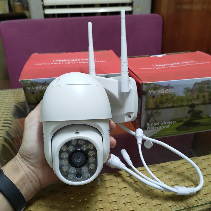 Camera wifi Ptz Xoay 360 Độ chuẩn 3.0 dùng ngoài trời - trong nhà mpx