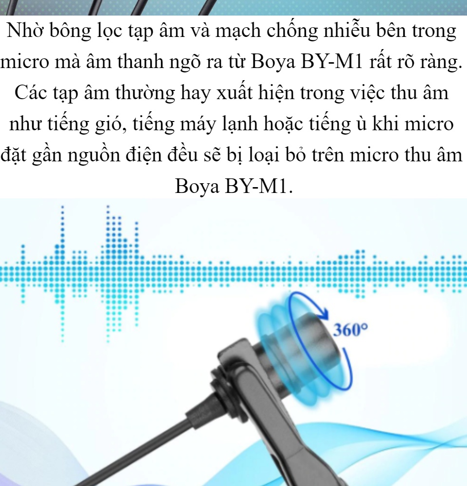 Micro Ghi Âm Cao Cấp Mic Cài Áo Thu Âm Máy Quay Điện Thoại Microphone