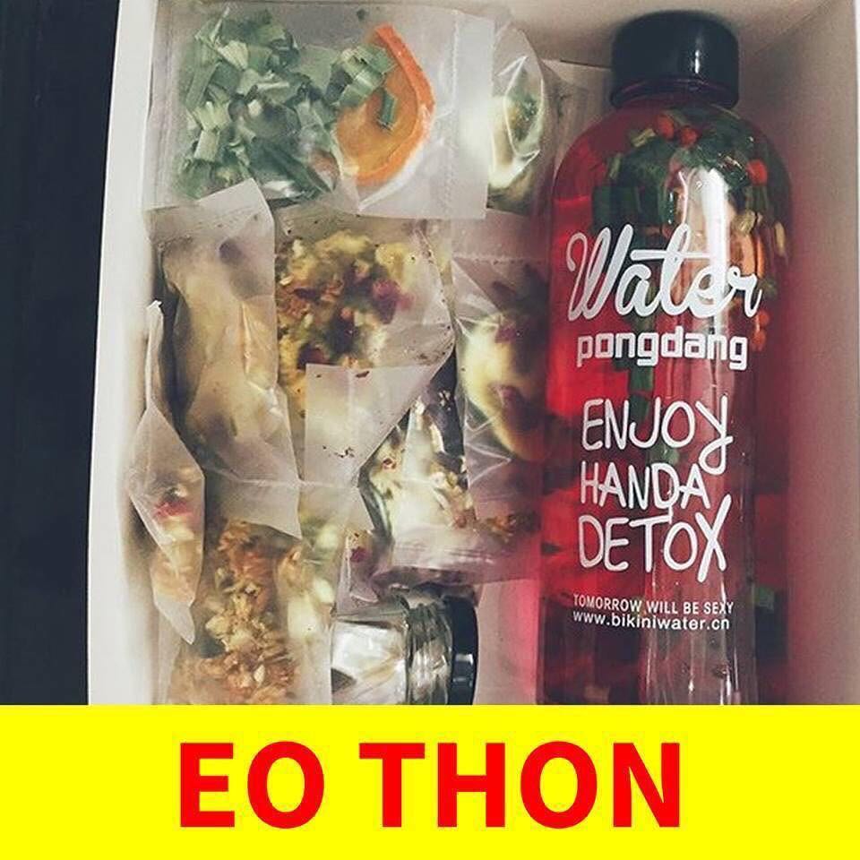 Hộp 30 Set Gói Trà Detox hoa quả sấy khô giảm cân, DETOX KOREA (ảnh thật) tặng kèm bình nhựa 1000ml - PKCB 5