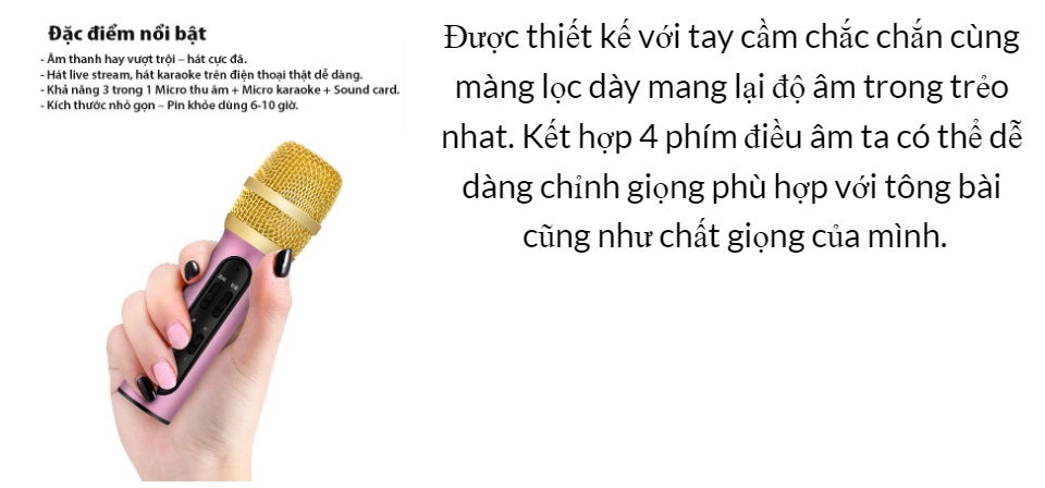 Trọn Bộ Thu Âm LiveTream Trên Điện Thoại Mic C11 Cực Hay Cực Đẹp Phù