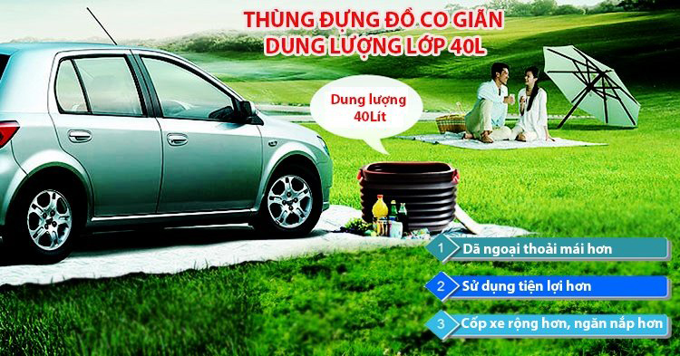 Mua thung dung do cho xe oto, do choi xe hoi,đồ chơi ô tô,túi đựng đồ trên xe hơi,hộp nhựa đựng đồ có nắp cho ô tô - Thùng đựng đồ co giãn cho xe ô tô cao cấp, Tiện dụng, hữu ích, Sản phẩm thiết yếu dành cho các chuyến đi - TẶNG KHĂN LAU XE CAO CẤP