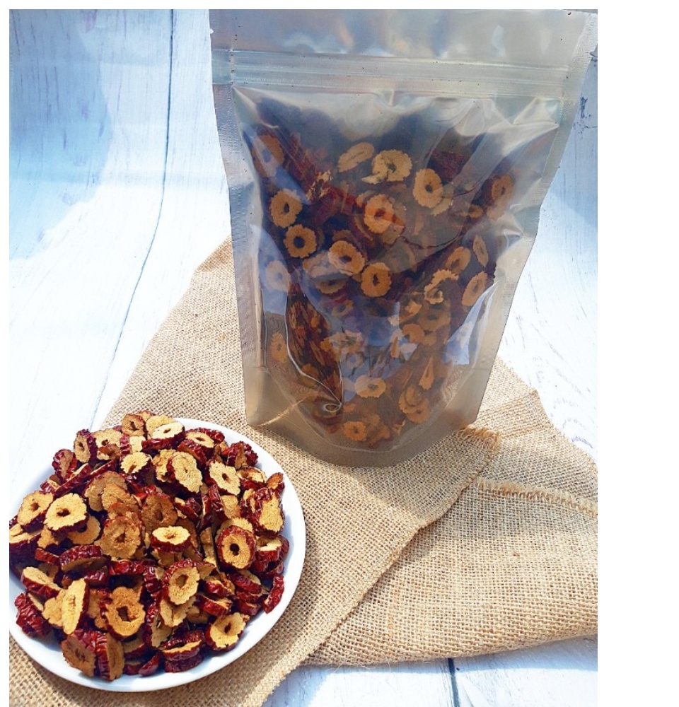 Táo đỏ thái lát sấy khô 100gr