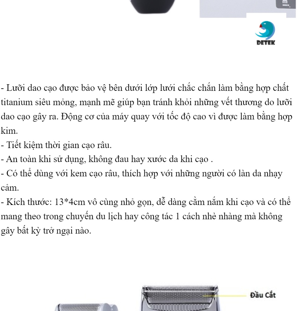 Máy Cạo Râu Nam Đa Năng KEMEI 8007 Dao Cạo Râu Bằng Điện Cạo Cực