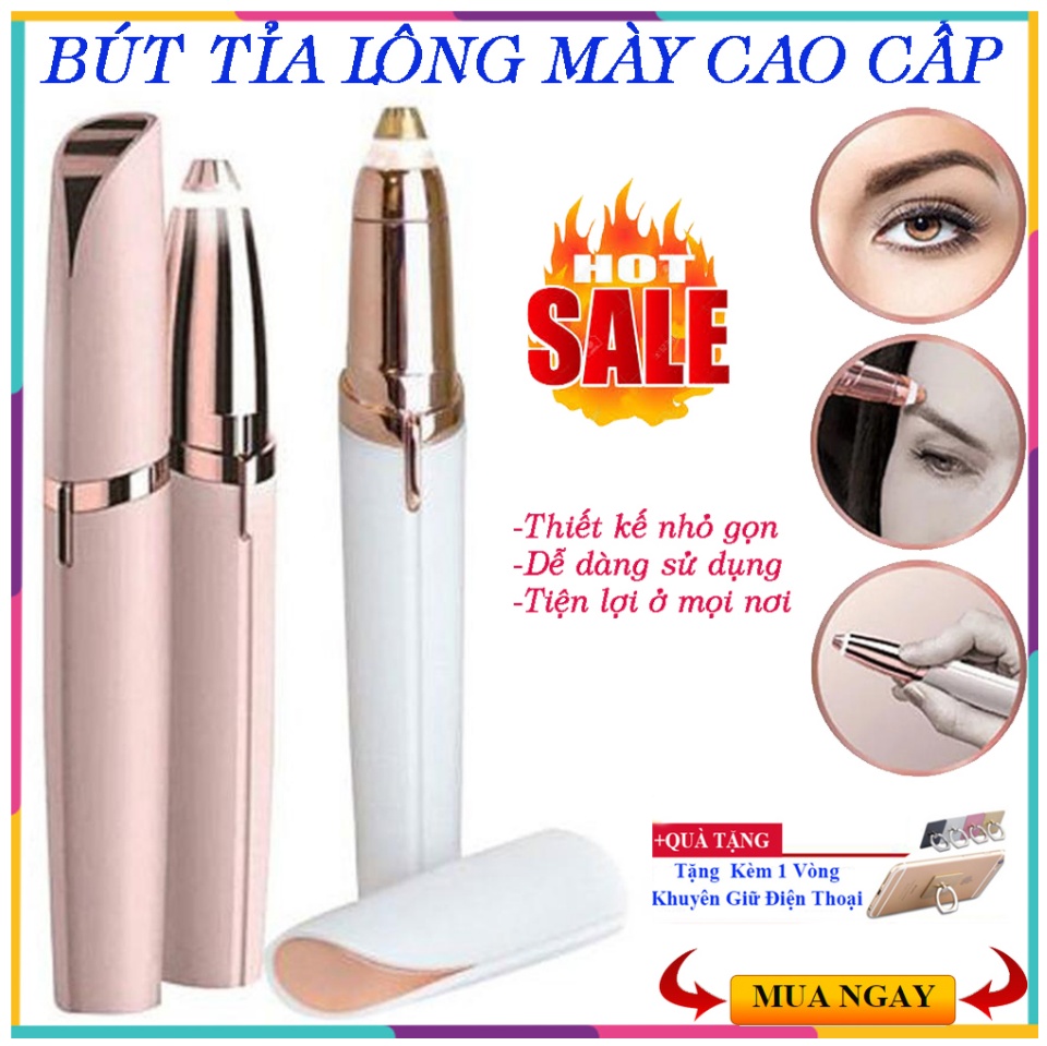 Máy Tỉa Chân Mày, Bút Tỉa Lông Mày, Cách Sử Dụng Máy Tỉa Lông Mày Flawlbss. Thiết Kế Nhỏ Gọn - Sang Trọng - Dễ Sử Dụng - An Toàn - Không Gây Đau Rát. BH Toàn Quốc - MUA NGAY!!!