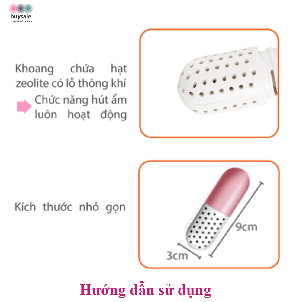 [HCM]Viên khử mùi hút ẩm dành cho giày và tủ đồ - buysale - BSPK64 7