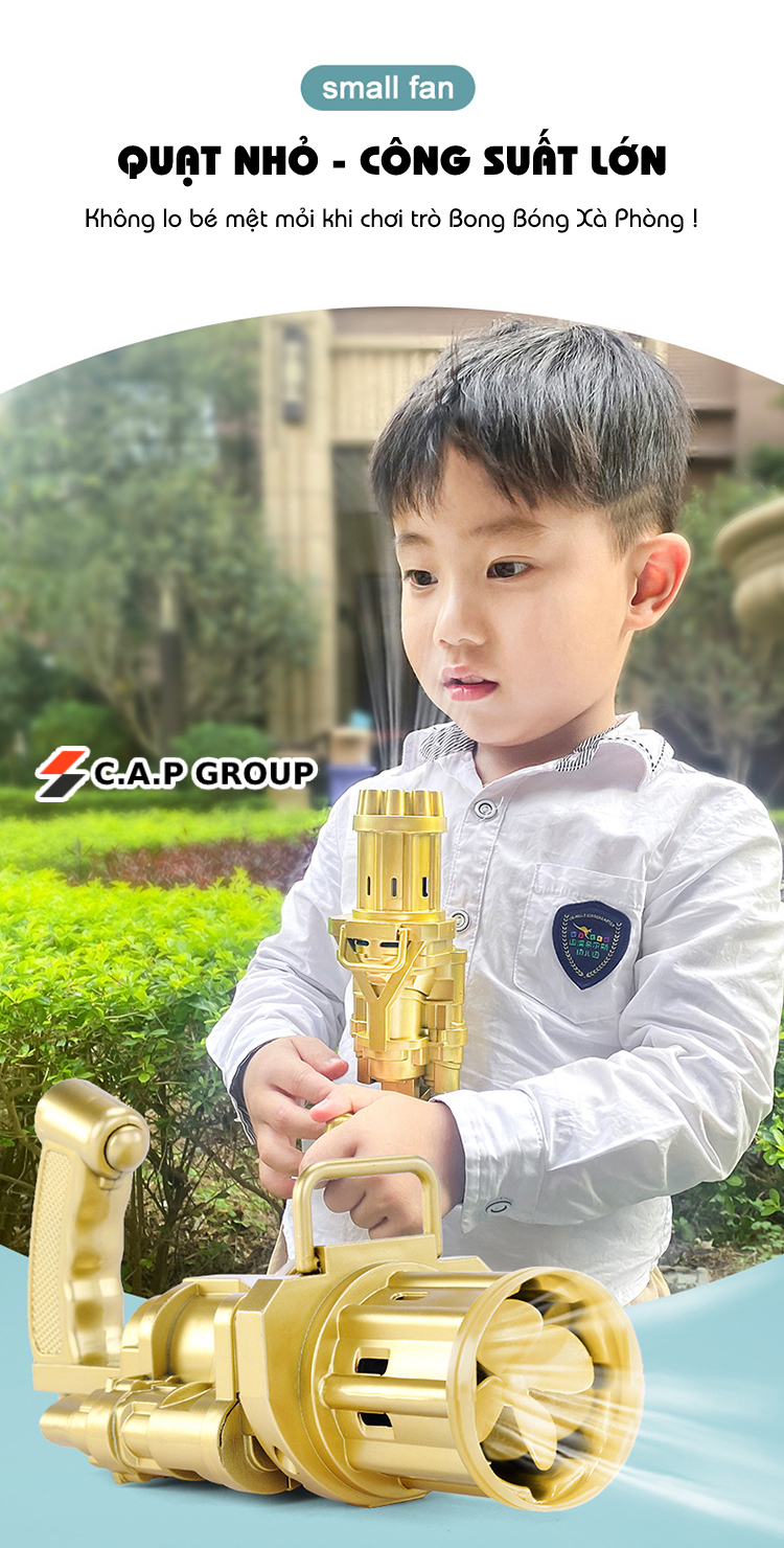 Sung bắn phun thổi Bong Bóng Xà Phòng ngầu 8 nòng đồ chơi ngoài trời cho bé an toàn không lo bẩn tay mới nhất (giao màu ngẫu nhiên) Dũng Dũng 1 4