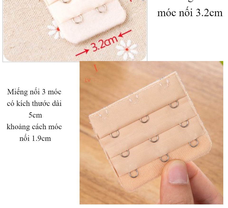 Miếng nối áo ngực, Móc nối áo ngực tăng kích cỡ vòng dây áo ngực - Shop đồ lót xinh 6