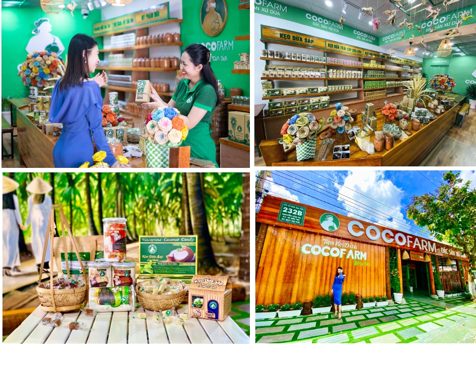Bột Sữa Dừa Cocofarm nguyên chất không đường