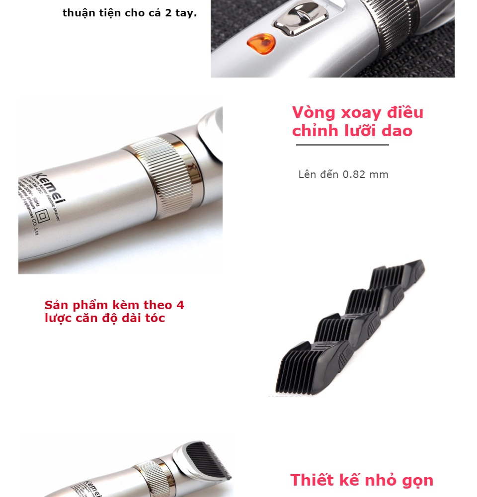 Tông đơTăng đơTông đơ cắt tóc KHÔNG DÂY GIÁ RẺ cho TRẺ EM NGƯỜI LỚN