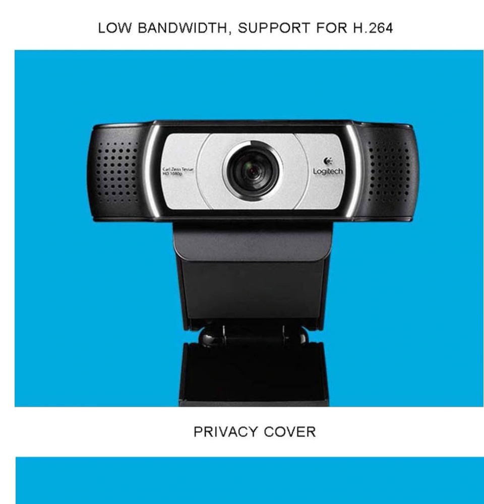 Webcam Logitech C930E C930C - Hàng Nhập Khẩu - Webcam Logitech C930C-930E(960-000976), Video Call Full Hd, Lấy Nét Tự Động, Ống Kính Zeiss Zoom 4x, Dual Mic 8