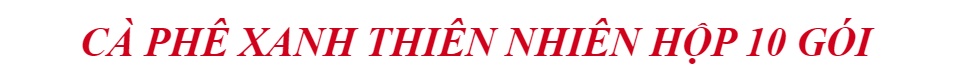 CAFE XANH HỘP 10 GÓI x 16GR - Bách hóa online - Đồ uống - Cà phê - Cà phê 3 trong 1 - Sức khỏe - Sắc đẹp - Tăng, giảm căn - Thực phẩm chức năng - Đồ ăn - Cà phê thiên nhiên - Đồ uống giảm căn - Spa - Thẩm mỹ - Thực phẩm - Chăm sóc da