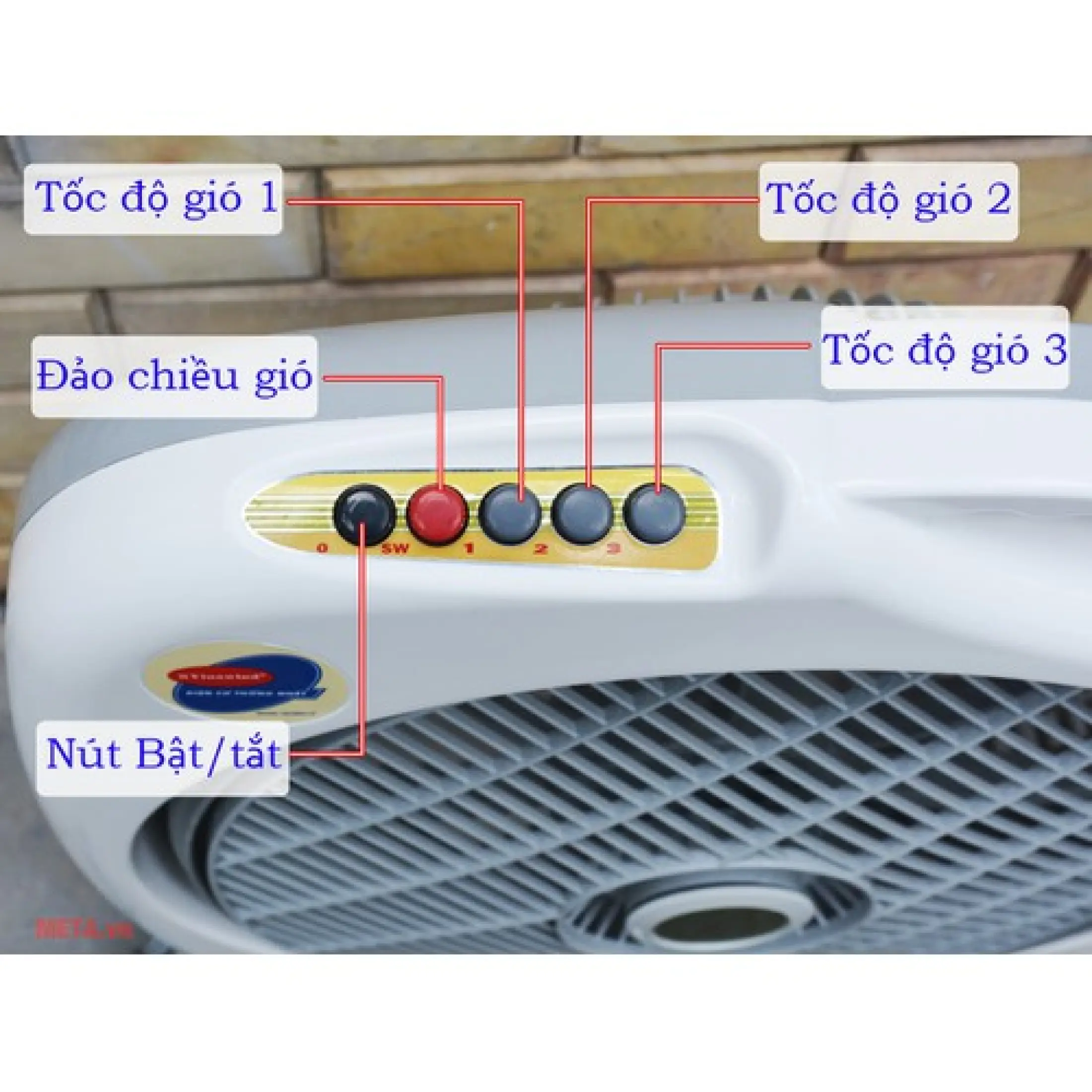 Quạt Điện - Quạt Điện Cơ Thống Nhất - Quạt Hộp Tản Gió Vinawind QH-350LP Quạt Điện - Quạt Điện Cơ Thống Nhất - Quạt Hộp Tản Gió Vinawind QH-350LP