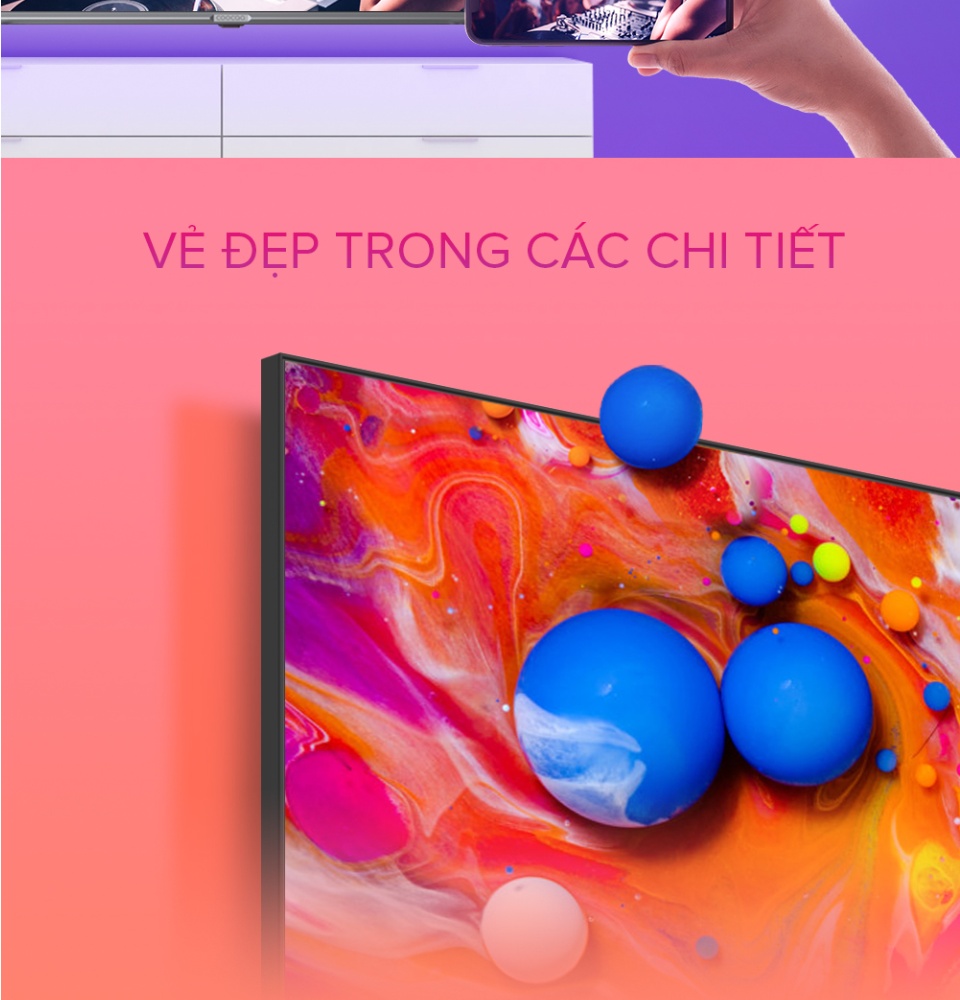 SMART TV FHD Coocaa 43 inch-Android 11 TV-Wifi-viền mỏng-Model 43S7G 2 years warranty Tặng 24 tháng Clip TV