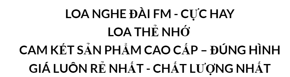 LOA NGHE FM RADIO CRAVEN CR25 LCD NGHE PHÁP hỗ trợ Thẻ nhớ-USB-FM ÂM THANH