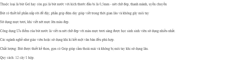 12 bút gel mực tím Hàn Quốc 3 - Zero