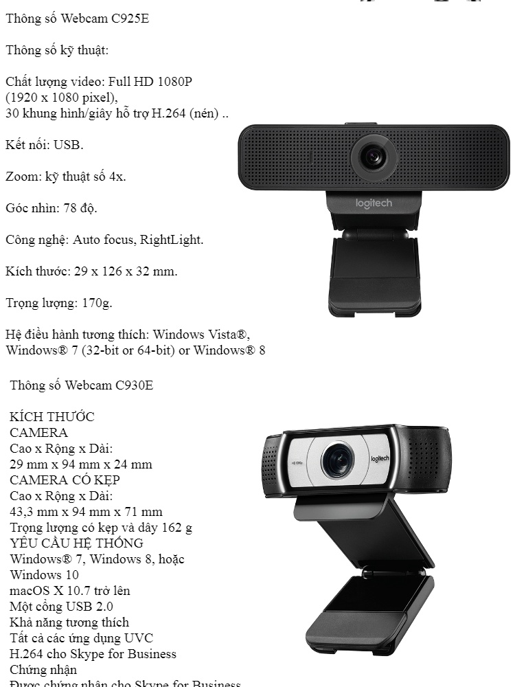 WebCam Logitec C922 PRO STREAM 4