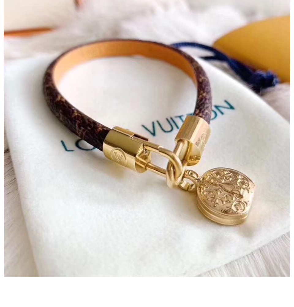 Louis Vuitton M6442E BC LV Tribute Monogram Bracelet 17 Made in Spain