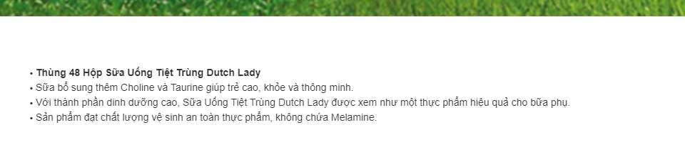 24 Bịch Sữa cô gái hà lan 210ml Dutch Lady Không đường (24x210ml)