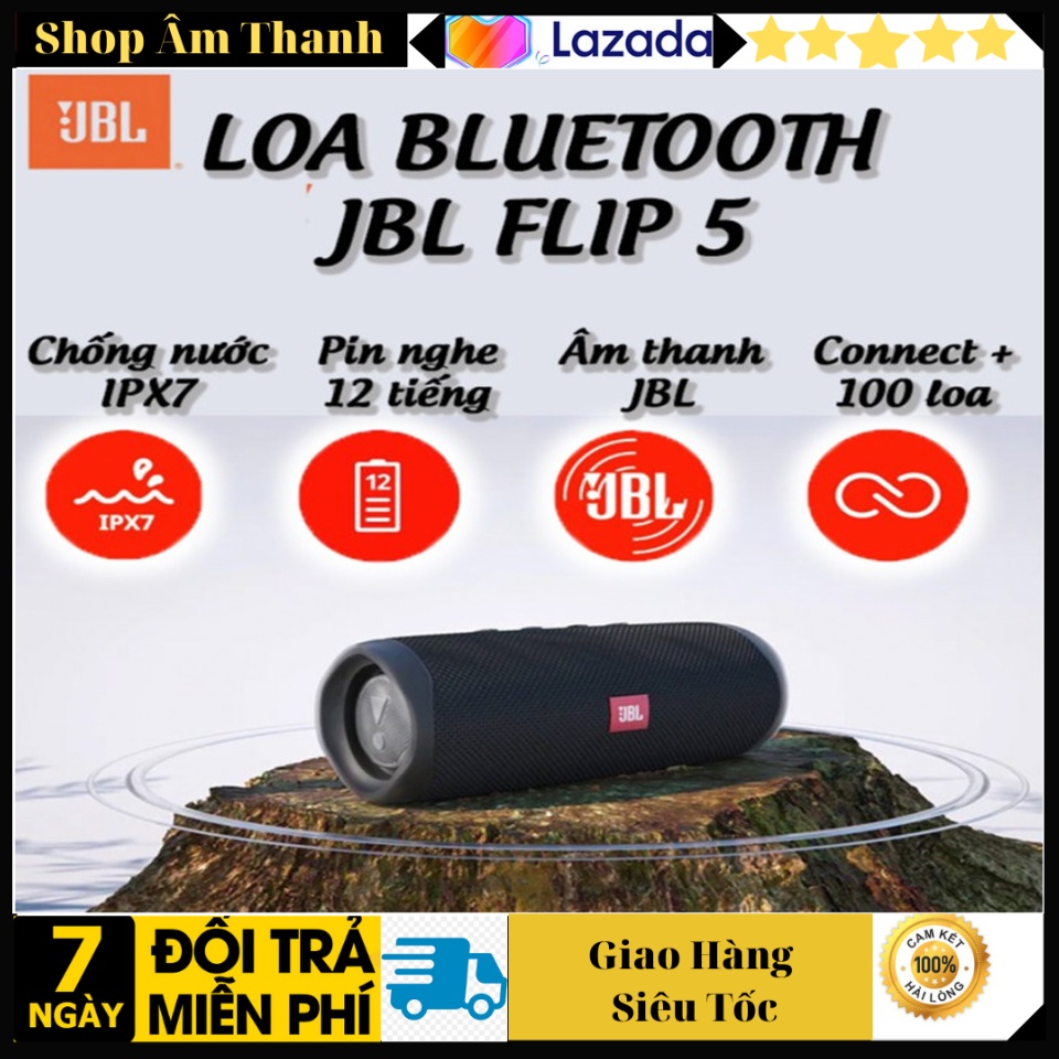 Loa Bluetooth Flip 5 Nghe Nhạc Công Suất Lớn Loa Bass Mạnh Loa bluetooth mini