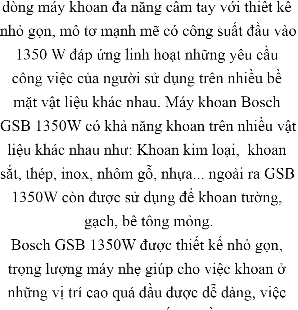 Bộ máy khoan BOOSHH công xuất 1350w 13re động lực cầm tay SET 100 chi
