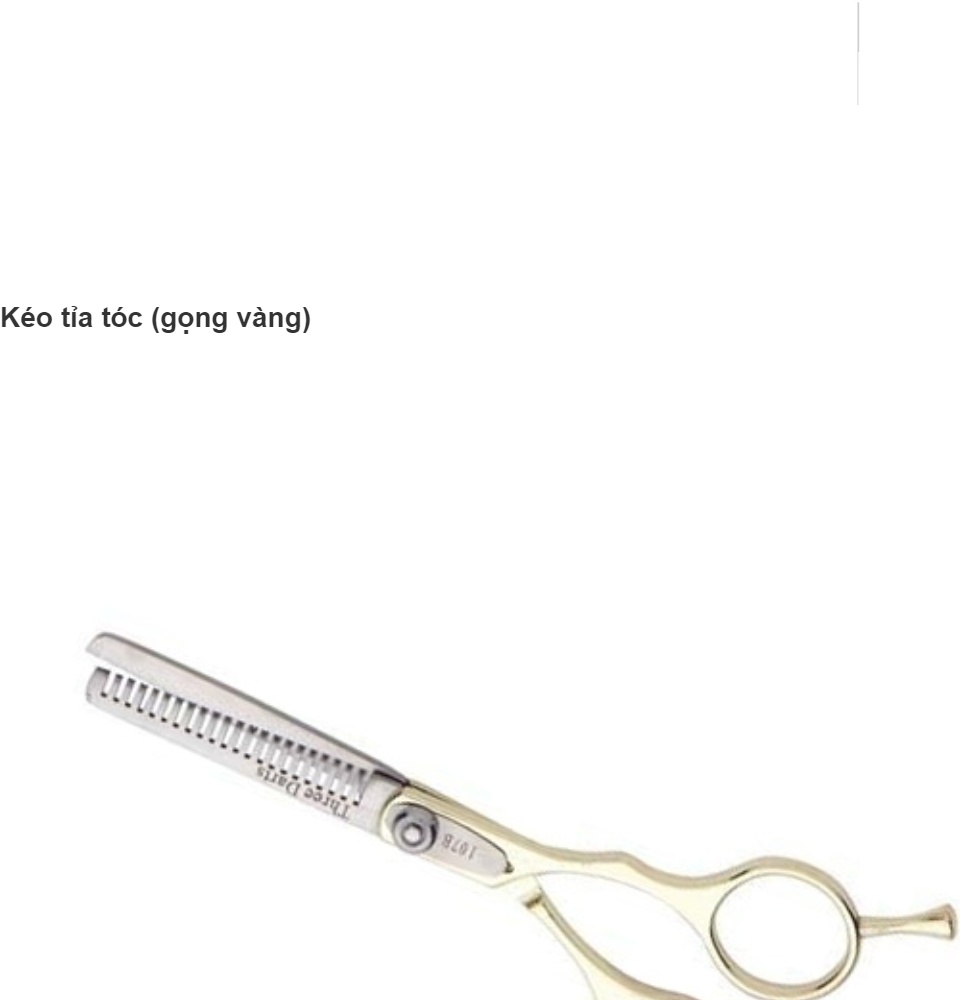 KÉO TỈA TÓC CAO CẤP, thiết kế gọn gàng dễ thao tác cho người thuận tay phải- sang trọng và sắc bén