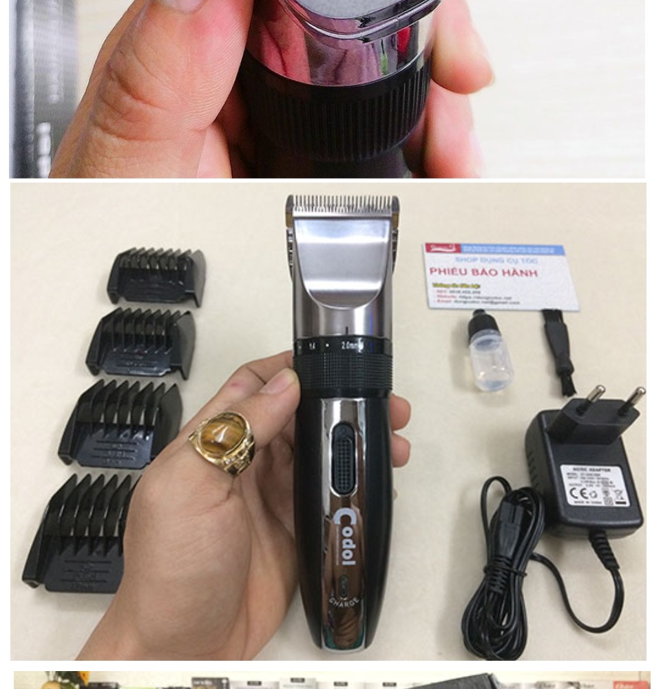Tông đơ hớt tóc cao cấp Hàn Quốc CODOL CHC-531 - Dụng làm tóc của