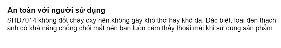 Máy Sưởi Điện Hồng Ngoại Sunhouse Shd7014 - Đèn Sưởi Ấm 2 Bóng Công Suất 800W, Bảo Hành 12 Tháng