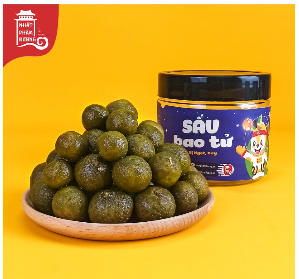 Ô mai xí muội Sấu bao tử Nhất Phẩm Đường không hạt vị chua cay ngọt đặc sản Hà Nội