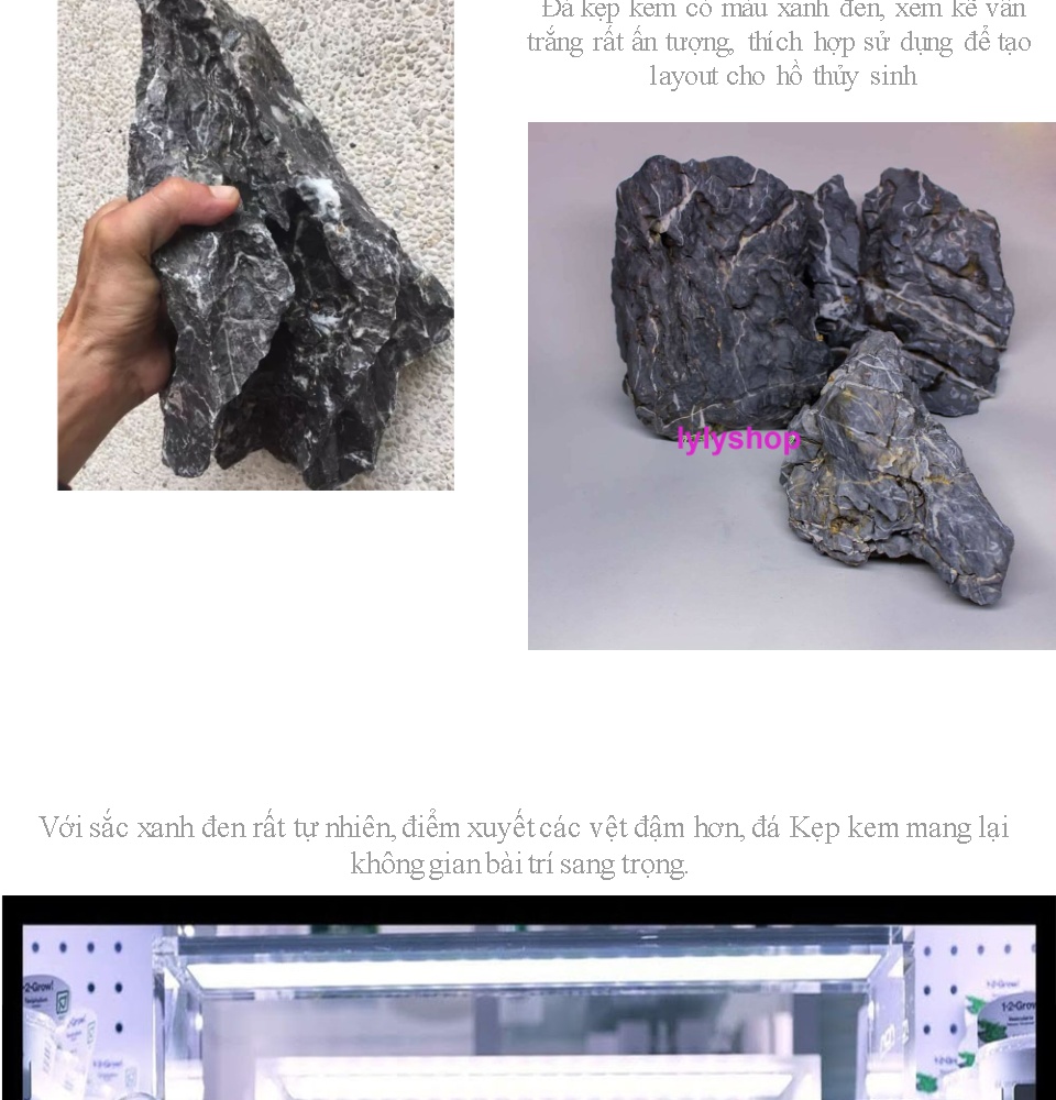 Đá Kẹp Kem ( 1KG )cao cấp, set hồ cá thủy sinh, bể cá, thác cát, làm tiểu cảnh đem lại may mắn gia chủ