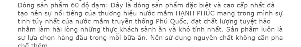 Hạnh Phúc-Nước Mắm 60N 250Ml