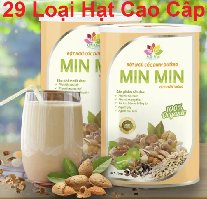 NGŨ CỐC DINH DƯỠNG, LỢI SỮA MIN MIN (CÓ chứng nhận ATTP)