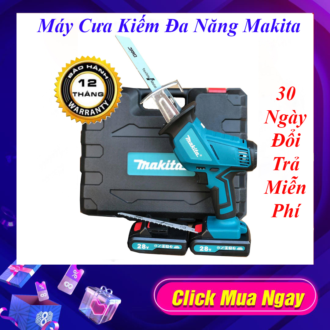 Máy Cưa Đa Năng Dùng Pin Makita 28V. 2 Pin Bảo Hành 12 Tháng- 1