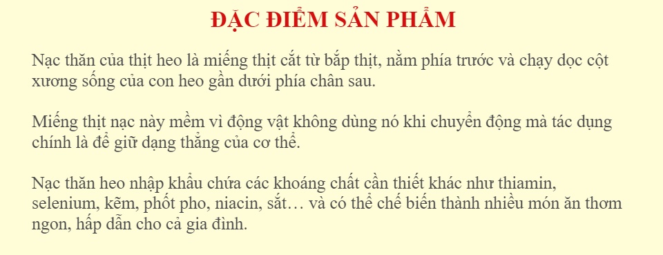 HCM - Thịt nạc thăn heo (500g) - Thích hợp với các món nướng, chiên, áp chảo, kho,... - [Giao nhanh TPHCM]