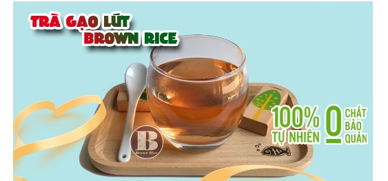 [hcm]trà gạo lức giảm cân brown rice 800gr rang tay thực dưỡng 4