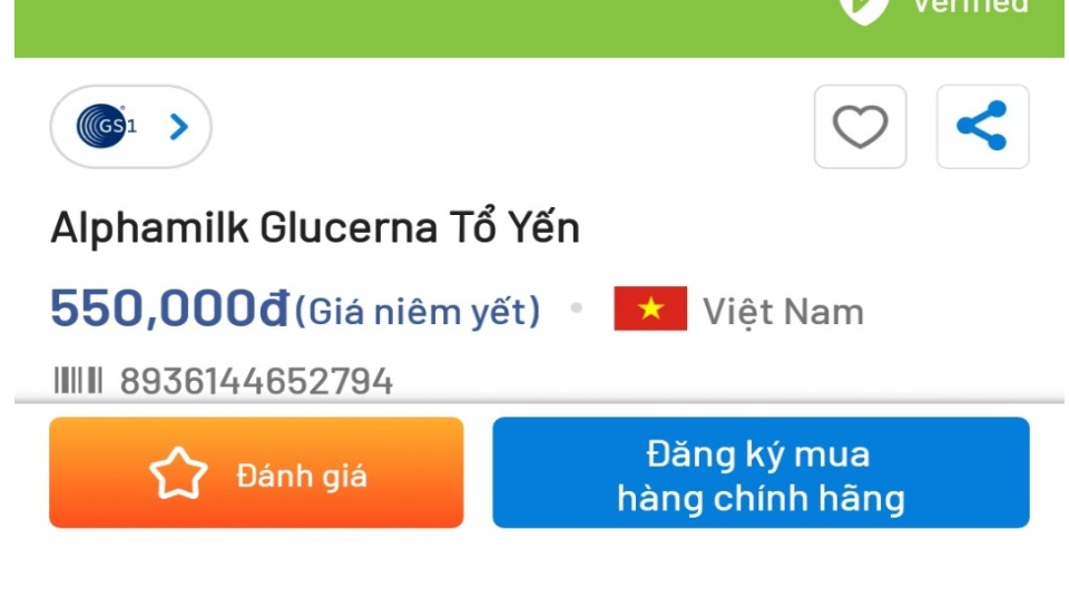 Sữa bột Alphamilk Glucerna Tổ Yến  tăng cường sức đề kháng  hỗ trợ xương khớptiêu hóa tưng cường sức khỏe cho người tiểu đường gout huyết áp đẹp da- Nguyên liệu nhập khẩu Newzealand