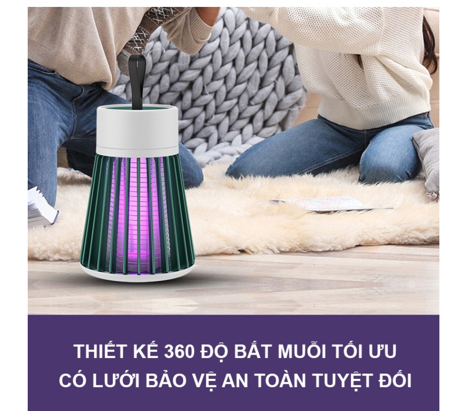 Đèn bắt muỗi thông minh Electric S máy bắt muỗi máy diệt côn trùng giúp